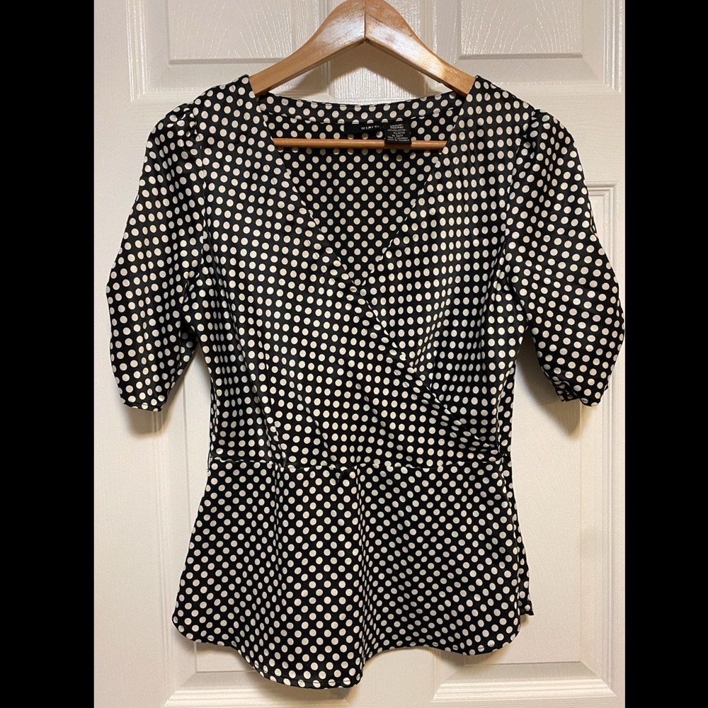 Polka dot blouse